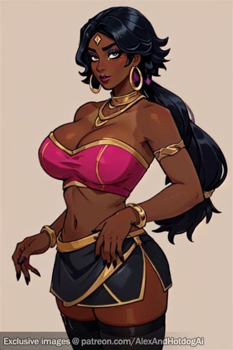 League Of Legends Porn Dark Skin Nilah Miniskirt Stable Diffusion