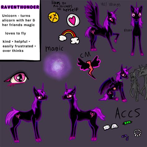 Raventhunder Oc Ref By Floofyfirefox On Deviantart