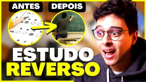 ESTUDO REVERSO para Concursos Públicos FUNCIONA YouTube