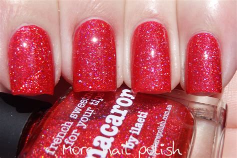 31dc2017 Half Moons With Picture Polish Macaron ~ More Nail Polish