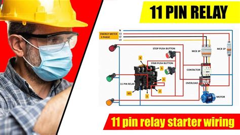 11 Pin Relay Connection Diagram 11 Pin Relay Socket YouTube