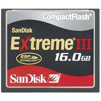 Sandisk Extreme III Compact Flash Card 16 GB Amazon Co Uk Computers