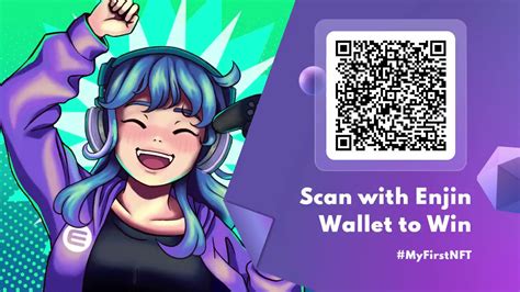 Enjin On Twitter Meet Emi Your First Anime Nft Scan The Qr Code