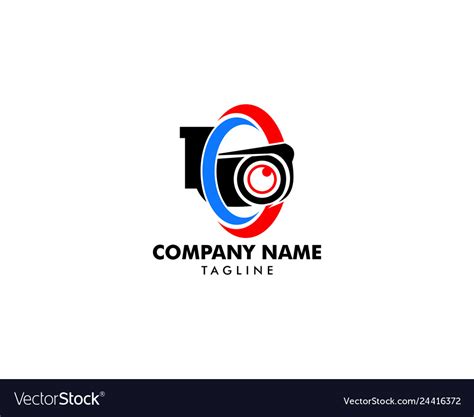 Cctv Security Logo Template Design Royalty Free Vector Image