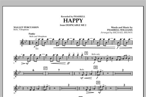 Happy From Despicable Me Arr Michael Brown Mallet Percussion