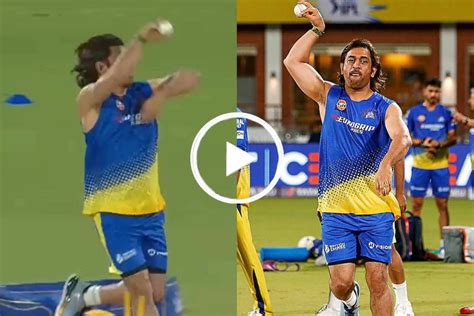 MS Dhoni To Bowl In IPL 2024 Ex CSK Captain Spotted Practising Bowling