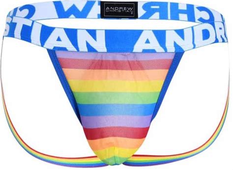 Andrew Christian Pride Sheer Mesh Jock W Almost Naked Maat M Heren