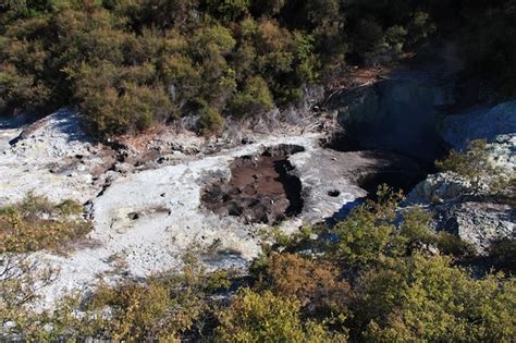 Parque Geot Rmico De Wai O Tapu Rotorua Nova Zel Ndia Foto Premium