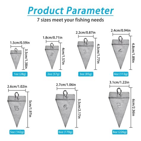 Pyramid Weights The Perfect Choice For Sinker Fides Fishing