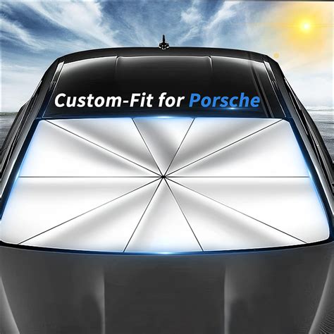 Amazon Custom Fit For Porsche Windshield Sun Shade Umbrella 360