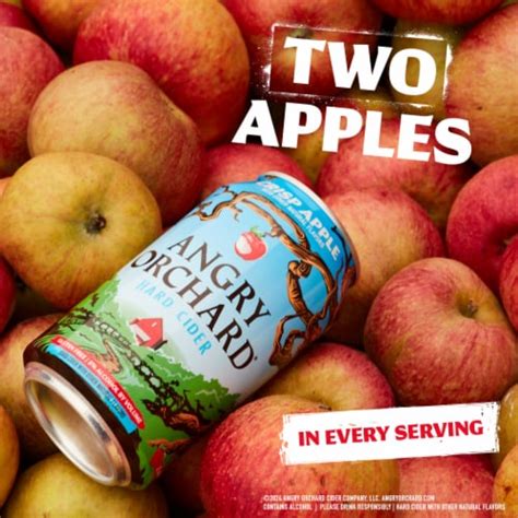 Angry Orchard Crisp Apple Hard Cider Beer Cans Fl Oz Food Less