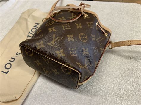 Louis Vuitton Nano Noe Monogram Bucket Bag Gem