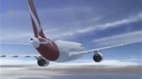 Qantas Flight 72 Landing Animation Youtube