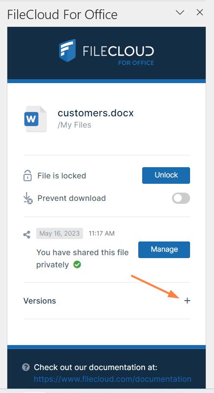 Using Filecloud For Office With Drive Filecloud Docs Server