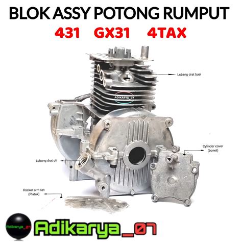 Jual Cylinder Blok Assy Mesin Potong Rumput Tak Gx Shopee Indonesia