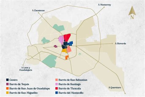 7 Barrios de San Luis Potosí lugares tradicionales históricos y