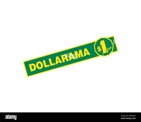 Dollarama, Rotated Logo, White Background Stock Photo - Alamy