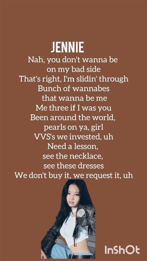 Shut Down Blackpink Lyrics Rap Jennie Et Lisa 🔥