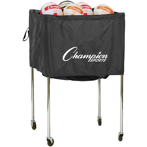 Volleyball Cart Folding 30 Volleyballs Aluminum Chsvbcart Champion