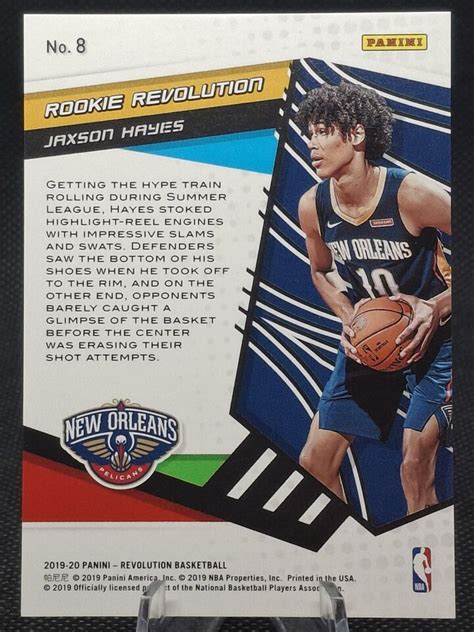 Panini Revolution Rookie Revolution Jaxson Hayes Rc Ebay