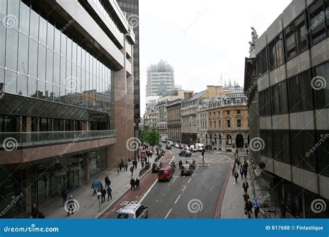 London City Street Royalty Free Stock Photos - Image: 817688