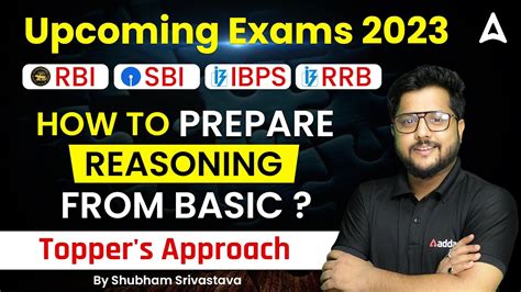 Upcoming Exams 2023RBI SBI IBPS RRB HOW TO PREPARE REASONING FROM