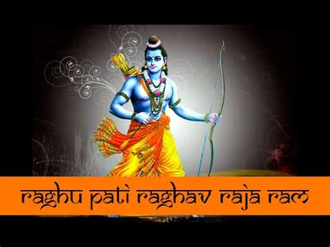 Raghu Pati Raghav Raja Ram Shri Ram Bhajan Youtube