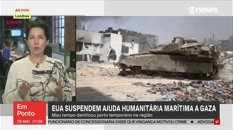 Cecília Malan Eua Suspendem Ajuda Humanitária Marítima A Gaza Youtube