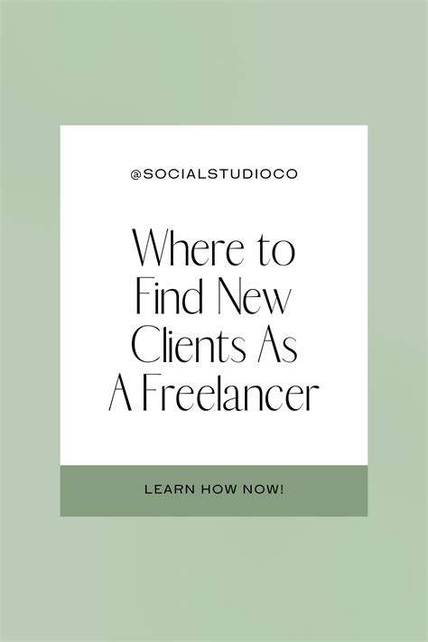 Where To Find New Clients As A Freelancer Freelance Business Tips Artofit