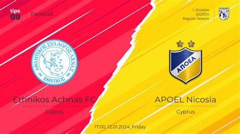 Ethnikos Achnas FC Vs APOEL Nicosia Prediction 12 01 2024 Football