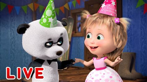 🔴 Live Stream 🎬 Masha And The Bear 🐻👱‍♀️ Let The Feast Begin 🍴🍰 Youtube