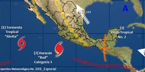 Huracán Bud alcanza categoría 3 y avanza a Los Cabos