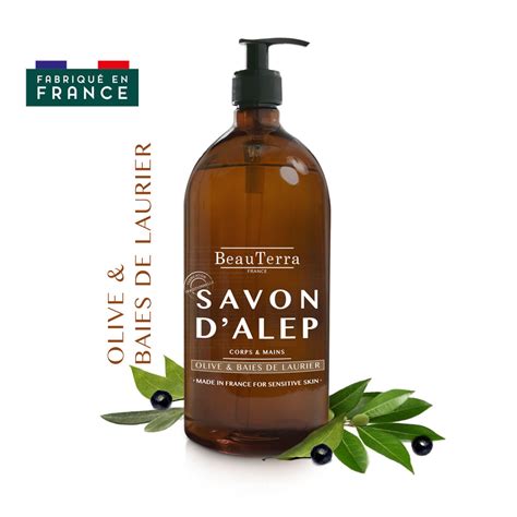 Savon Liquide D Alep Beauterra