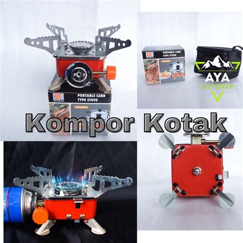 Jual Kompor Camping Kotak K202 Kovar Portable Mini Kompor Gas Mini