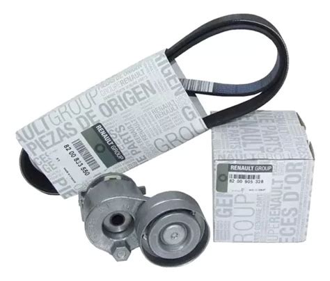 Kit Poly V Tensor Correa Renault Fluence 2 0 Gt T 180cv