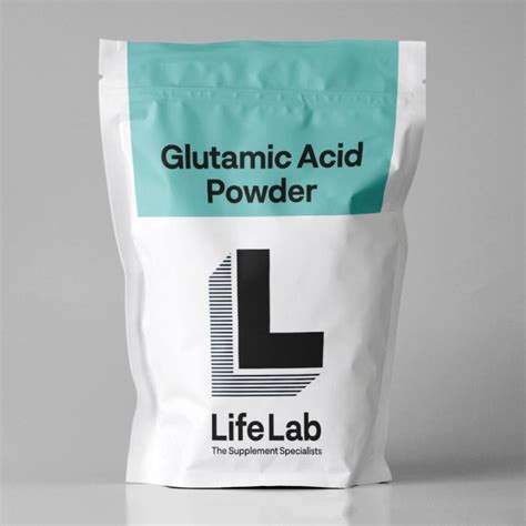 Buy Glutamic Acid Glutamate Powder Life Lab Uk