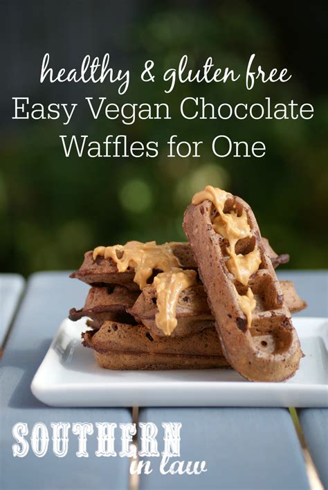 Southern In Law Recipe Easy Vegan Chocolate Waffles Gluten Free