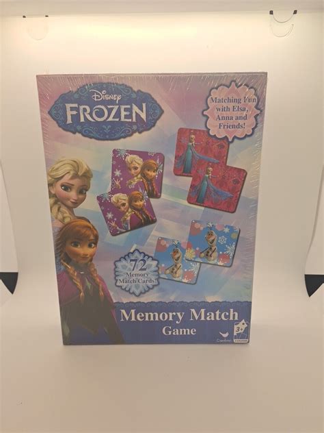 Disney Frozen Memory Match Game Cards Ages New Sealed St Ebay