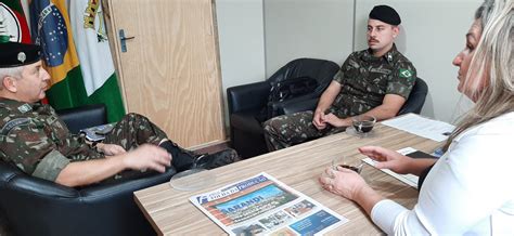 MUNICÍPIO RECEBEU VISITA DO COMANDO DO POSTO DE RECRUTAMENTO DO