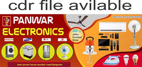 electronics banner design cdr file Archives