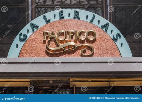 Galerias Pacifico Sign Buenos Aires Editorial Photo - Image of latin ...