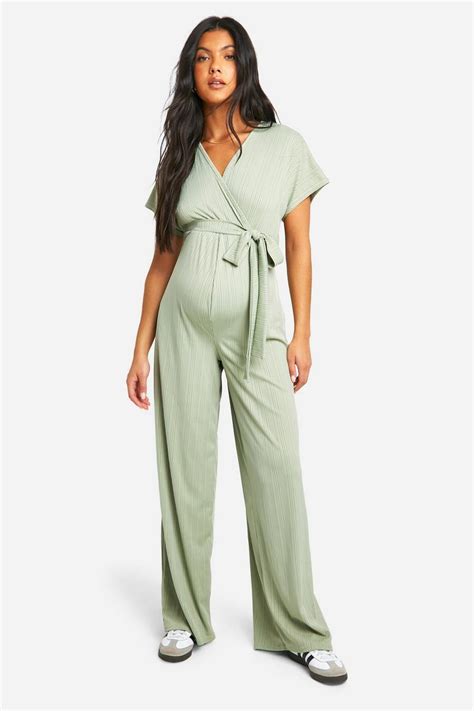 Maternity Jumpsuits Maternity Playsuits Boohoo Uk