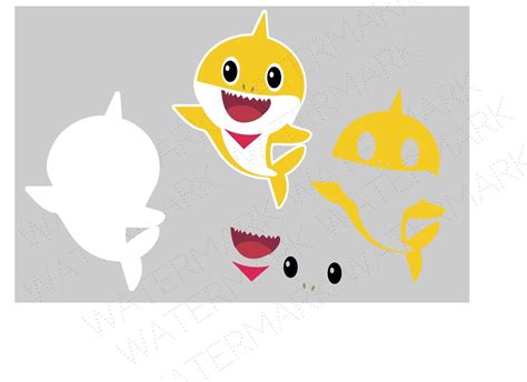 Shark Cut Out Template