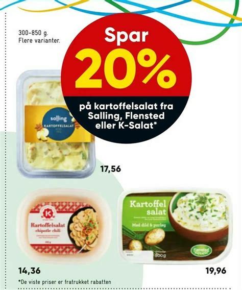 Kartoffelsalat Fra Salling Flensted Eller K Salat Tilbud Hos Bilka