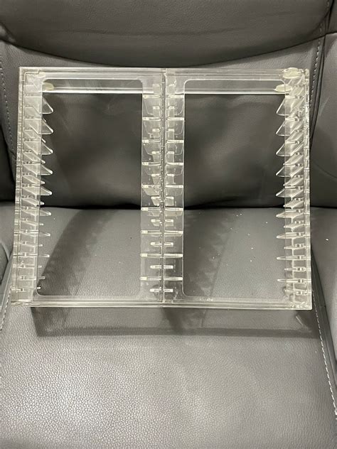 Vintage Clear Acrylic Cassette Tape Storage Case Organizer Etsy