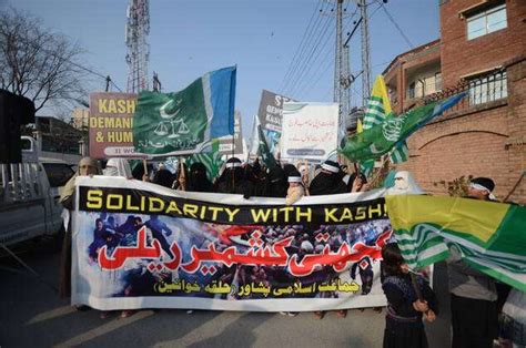 Kashmir Solidarity Day In Peshawar Supporters Of The Pakistani