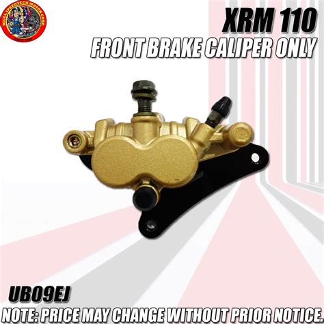 Xrm 110 Front Brake Caliper Only Ub09ej Shopee Philippines