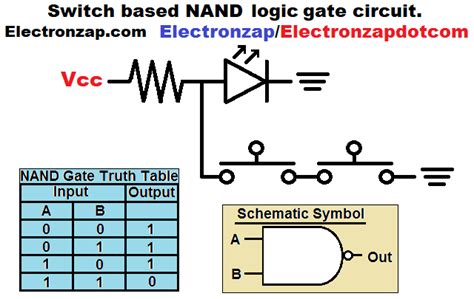 Brief Switch Based NAND Logic Gate Circuit