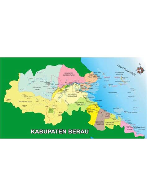 Peta Kabupaten Berau | PDF