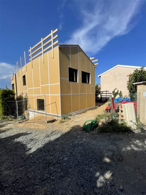 Chantier D Une Maison Individuelle En Bois Francheville